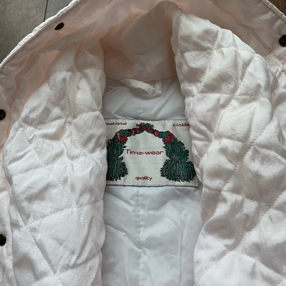 Baby Pink Long Vintage Puffer Coat - Picture 2 of 3